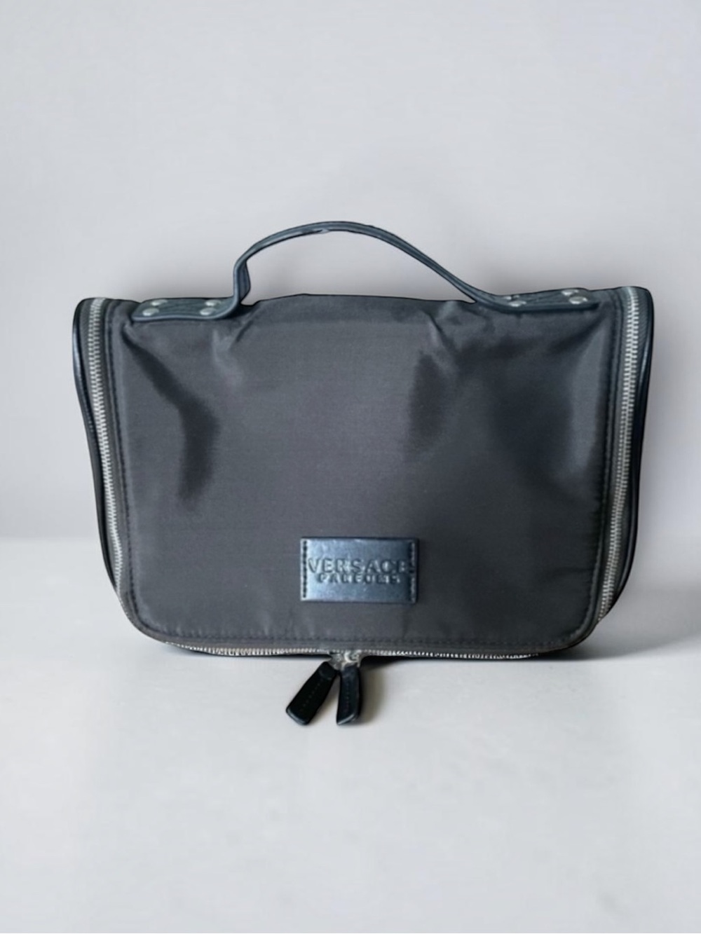 VERSACE PARFUMS COSMETIC TOILETRIES BAG CASE NYLON